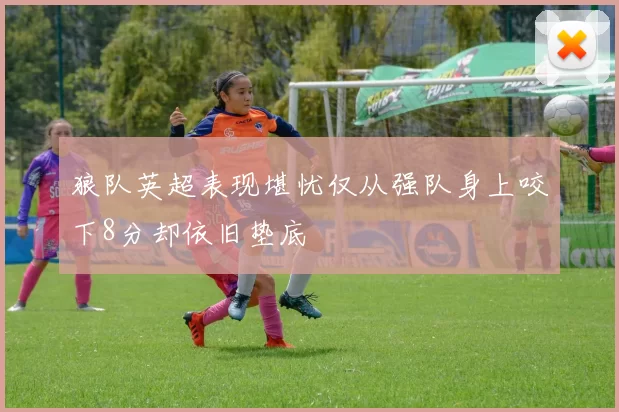 狼队英超表现堪忧仅从强队身上咬下8分却依旧垫底